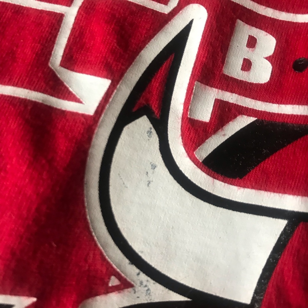 CHICAGO BULLS MITCHELL NESS NBA RED TANK TOP XXL - Picture 5 of 6
